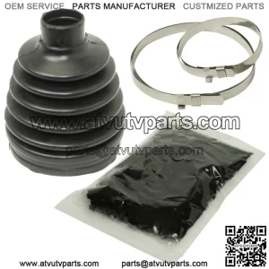 Rear Axle Inner Outer CV Boot Kit for Polaris Sportsman 800 EFI 2008 2009 2010 (For: Polaris Sportsman 800)