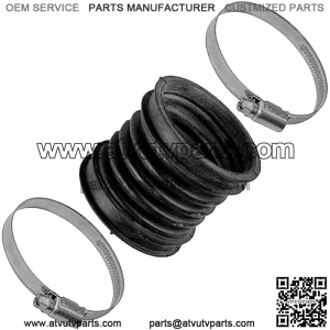 New Air Box Inlet Joint Boot and Clamps For 2003-2008 Suzuki Eiger 400 LT-F400F