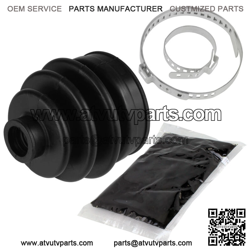 Front Axle CV Boot Kit for Yamaha Rhino 660 YXR660F 4X4 2005 2006 2007
