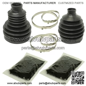 Rear Axle Outer Inner CV Boot Kit for Polaris Ranger XP 900 All 2013-2017