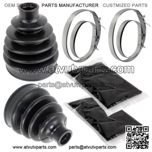 Front Axle Inner Outer CV Boot Kit for Can-Am Outlander 800 4X4 Xt 2006-2008