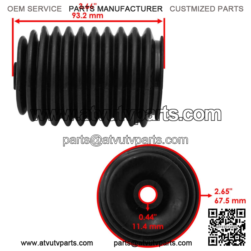 Rack & Pinion Boot Kit For Can-Am 715900077 715900078 - Image 3