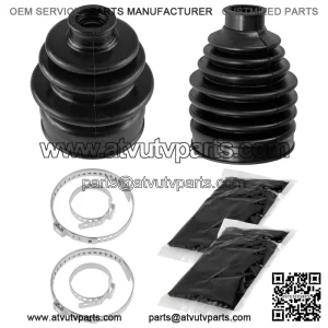 Front Axle Inner Outer Boot Kit For Yamaha Kodiak 700 YFM700 / YFM700 EPS 22-25