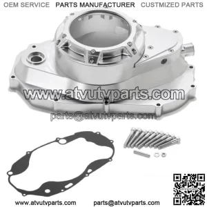 Aluminum Silver Lock Up Clutch Cover w/ Gasket For Yamaha Banshee 350 YFZ350