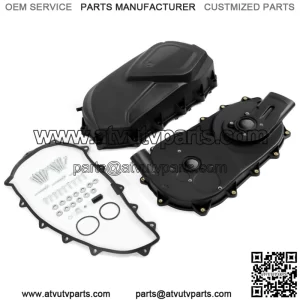 Clutch Belt Cover & Back Plate For 2006-2014 Can Am Outlander Renegade CVT