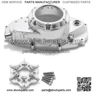 For Yamaha Banshee 350 Billet Lock Up Clutch Cover Lock-out finger Screws Silver