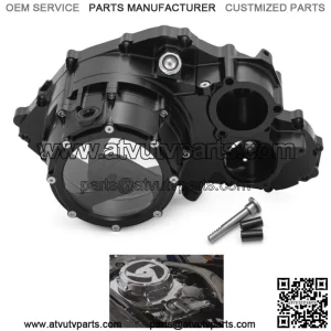 Billet Lock Up Clutch Cover For Yamaha Raptor 700 700R YFM700R 2006-23 Black