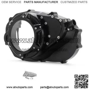 Aluminum Billet Lock Up Clutch Cover For Yamaha Banshee 350 YFZ 350 87-06 Black