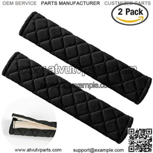 Universal Car Seat Belt Pads Cover,Seat Belt Shoulder Strap Covers Harness Pad for Car/Bag,Soft Comfort Helps Protect You Neck and Shoulder from The Seat Belt Rubbing(2-Pack)