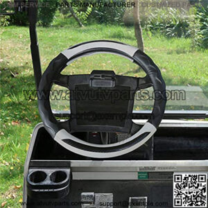 Golf Cart Steering Wheel Cover for Club Car DS Precedent and Yamaha G29, 14?? Easy to Install and Feels Good in Handling