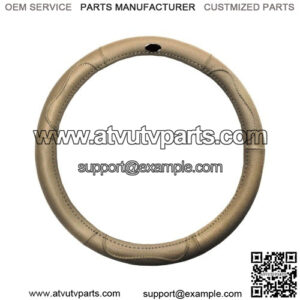 Golf Cart Steering Wheel Cover Universal Tan Braid Club Car Ezgo Yamaha