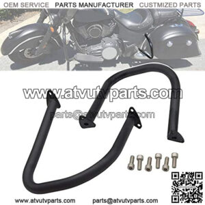 Black Rear Engine Protect Guard Highway Crash Bars Compatible with Indian Chief Chieftain Springfield Vintage Dark Horse Roadmaster 2015-2021