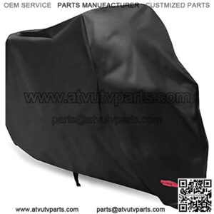 Motorcycle Cover,WDLHQC Waterproof Motorcycle Cover All Weather Outdoor Protection,Oxford Durable & Tear Proof,Fit for 105 inch Motors