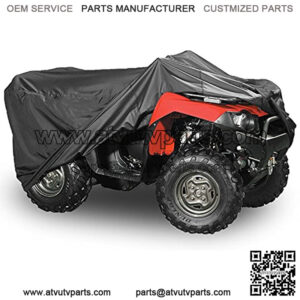 ATV Cover Waterproof Heavy Duty 4 Wheeler Cover All Weather Protection Outdoor Storage
