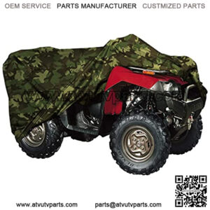 ATV Cover - Heavy Duty Waterproof Windproof Large Quad ATC Four Wheeler Cover, All-Season Outdoor, 94 x 48 x 48, Black