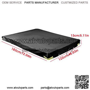 Truck Trunk Cover, Car Truck Rooftop Cargo Cover, Waterproof Travel Luggage Cover, Roof Cargo Cover for SUV, UTV, ATV, Jeep, Pickup