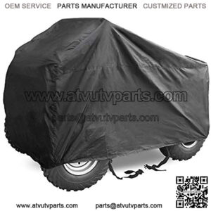L Size 79 Inch ATV Quad Covers Waterproof Outdoor Oxford Cloth Durable 4 Wheeler Rain Cover Accessories All Weather UV Protection for Kawasaki for Polaris for Suzuki for Can Am