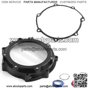2006-2023 For Yamaha YFZ450 YFZ450R Black Clutch Cover w/ Gasket Aluminum Billet