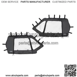 Upgraded Soft Upper Door Enclosure w/ Zipper for 2020-24 Kawasaki Teryx KRX 1000