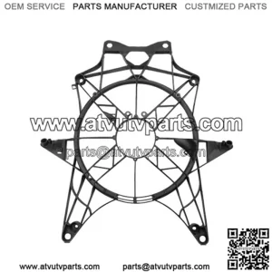 709200588 For 17-23 Can-Am Maverick X3 Fan Cover Frame Cooling Radiator Assembly