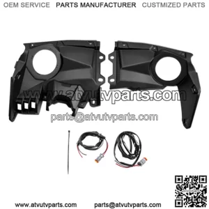 6.5" Front Dash Speaker Pods Stereo System For 2017-2023 Can Am Maverick X3 Max