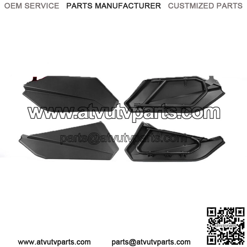 Plastic Front + Rear Lower Door Panels Inserts For Can Am Maverick X3 Max 17-23