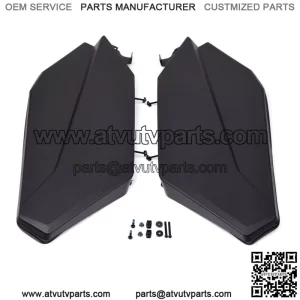 Black Rear Lower Door Panels Inserts for 2017 2018-2023 Can Am Maverick X3 MAX (For: Can-Am Maverick X3)