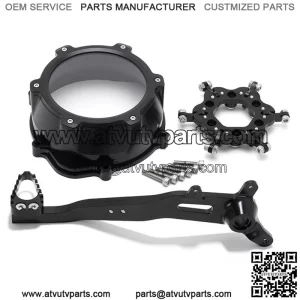 ATV Clutch Cover Lockout Clutch and Brake Lever Set for Honda TRX 450 ER 2004-2014