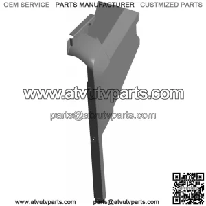 Polaris Off Road Rocker Cover, Right, Black, Genuine OEM Part 5455256-070, Qty 1