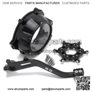 For Honda TRX450ER TRX450R Billet  Lock Up Clutch Cover Kit fingers Brake Lever