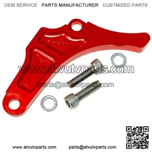 Yamaha YFZ450 Red Motor Engine Case Saver Chain Guard Billet CNC 2004-2013