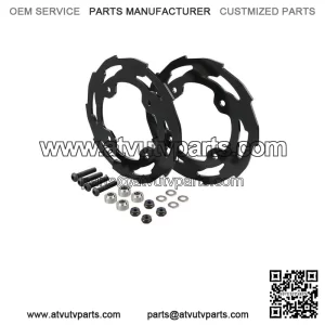 For Yamaha YFZ450R ATV Rear Dual Sprocket Guard Chain Cover Protection 2009-2023