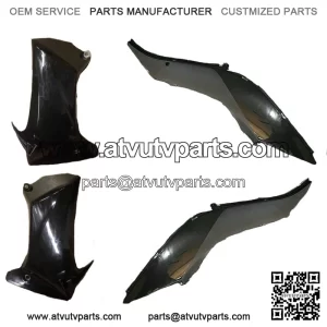 4 Piece YFZ450R Black OEM Yamaha Side Cover Plastics Brand New 14-2023