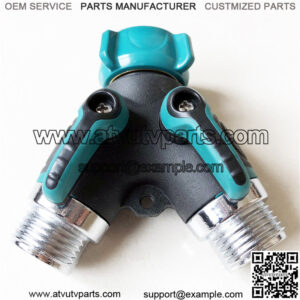 Metal Y-type double-pass splitter