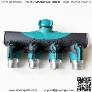 Metal four-pass splitter