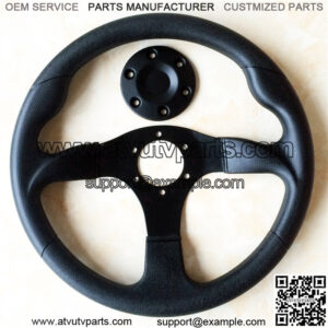 TUN35BK0B Tuner Black 350 mm Leather Steering Wheel