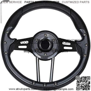 Golf Cart Steering Wheel for EZGO Club Car Yamaha Universal Steering Wheel EZGO Steering Wheel Club Car Cool Racing Style Steering Wheel Golf Cart