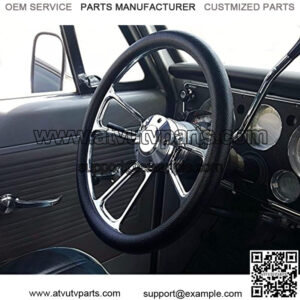 Billet Muscle Compatible with Chevy GMC 69-94 Steering Wheel Set Engraved Horn