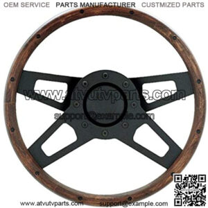 404 Challenger Wood Steering Wheel