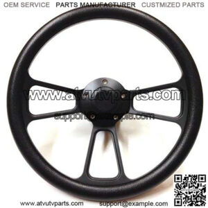 Billet Muscle Steering Wheel Compatible with Chevy Gm 95-01 Set W/ Chevy Engraved Horn GMC TRUCK