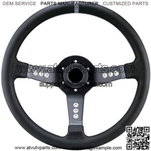 015L800PL Steering Wheel (Strwhl L777 Leather Black)
