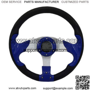 Blue 13" Golf Cart Steering Wheel