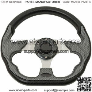 Carbon Fiber 12.5" Golf Cart Steering Wheel