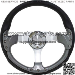 Carbon Fiber 14" Golf Cart Steering Wheel
