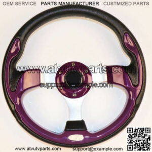 Custom Golf Cart Purple Steering Wheel13 Inch EZGO YAMAHA Club Car