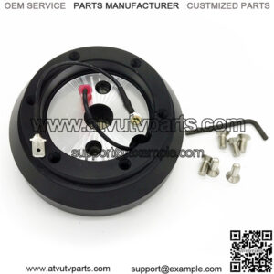 130H NRG black short wheel steering wheel connector