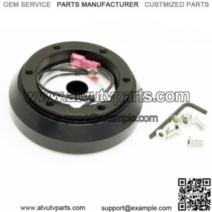 160H NRG black short wheel steering wheel connector