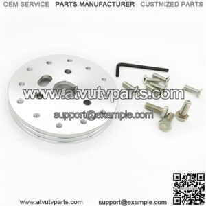 0.5" 6-hole to 3-hole steering wheel block conversion adapter