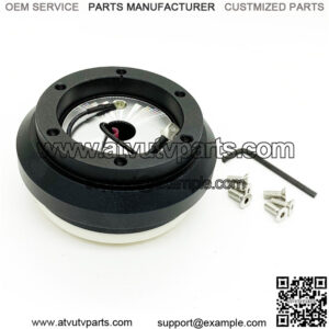 110H NRG black short wheel steering wheel connector