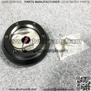 12H NRG black short wheel steering wheel connector